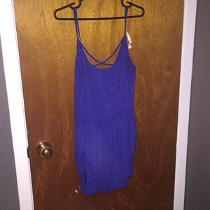 Royal blue romper